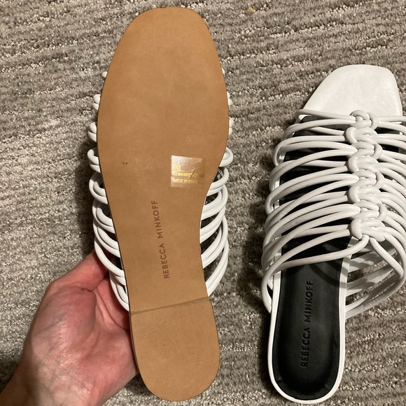 Rebecca minkoff white slides - Picture 3 of 4